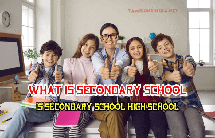 What Is Secondary School and Is Secondary School High School
